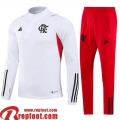 Flamengo Survetement de Foot Blanc Homme 23 24 TG991