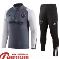 Inter Miami Survetement de Foot gris Homme 23 24 TG998