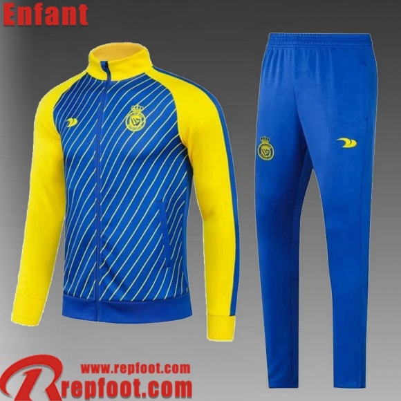 Al-Nassr Veste Foot bleu Enfant 23 24 TK699