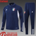 Italie Survetement de Foot bleu marine Enfant 23 24 TK705