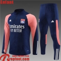 Lyon Survetement de Foot bleu marine Enfant 23 24 TK680