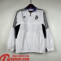 Real Madrid Coupe Vent Blanc Homme 23 24 WK529