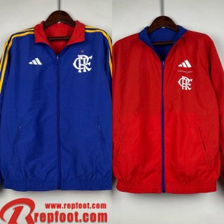 Flamengo Coupe Vent Reversible bleu rouge Homme 23 24 WK530