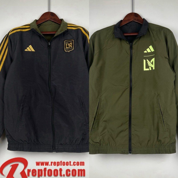 Los Angeles Coupe Vent Reversible vert noir Homme 23 24 WK533