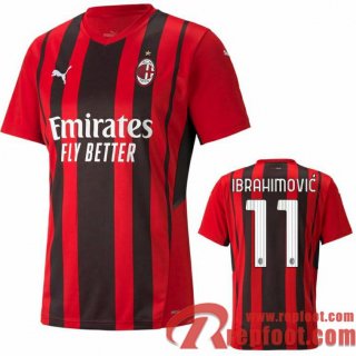 AC Milan Maillot De Foot Domicile 21 22 Ibrahimovic #11 Homme