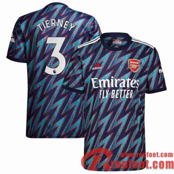 Arsenal Maillot De Foot Third 21 22 Homme # Tierney 3