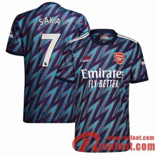 Arsenal Maillot De Foot Third 21 22 Homme # Saka 7