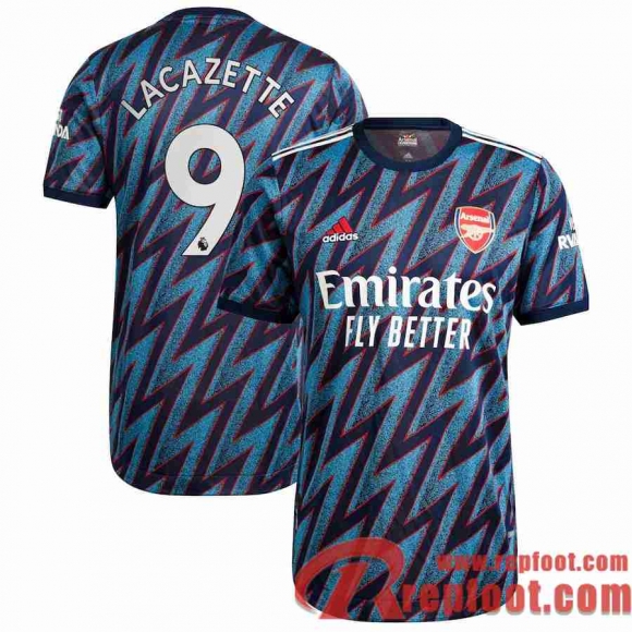 Arsenal Maillot De Foot Third 21 22 Homme # Lacazette 9  Arsenal Maillot De Foot Third 21 22 Homme # Lacazette 9