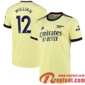 Arsenal Maillot De Foot Extérieur 21 22 Homme # Willian 12