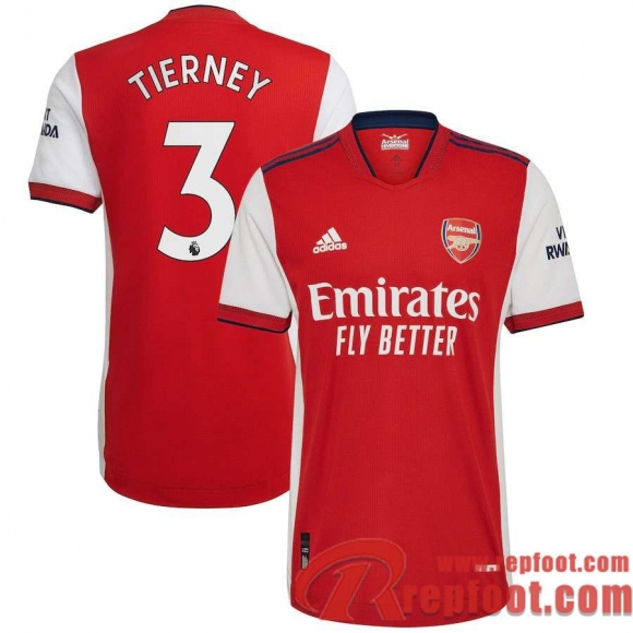 Arsenal Maillot De Foot Domicile 21 22 Homme # Tierney 3 Arsenal Maillot De Foot Domicile 21 22 Homme # Tierney 3
