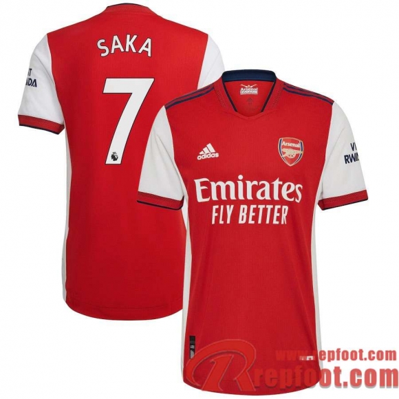 Arsenal Maillot De Foot Domicile 21 22 Homme # Saka 7
