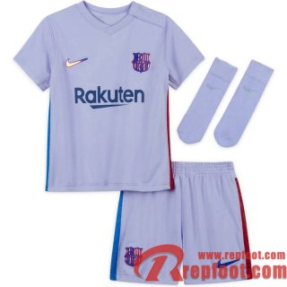 Barcelona Maillot De Foot Extérieur 21 22 Enfant