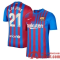 Barcelona Maillot De Foot Domicile 21 22 Homme # F. De Jong 21