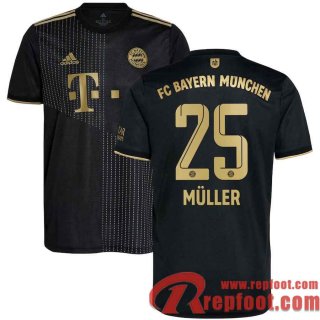 Bayern Munich Maillot De Foot Extérieur 21 22 Homme # Thomas Müller 25