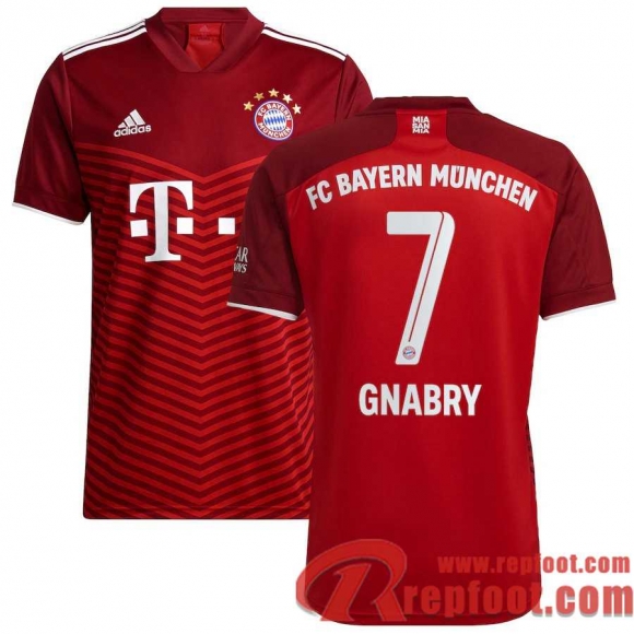 Bayern Munich Maillot De Foot Domicile 21 22 Homme # Serge Gnabry 7
