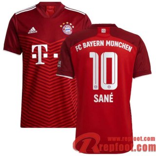 Bayern Munich Maillot De Foot Domicile 21 22 Homme # Leroy Sané 10