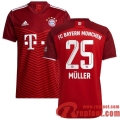 Bayern Munich Maillot De Foot Domicile 21 22 Homme # Thomas Müller 25
