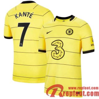 Chelsea Maillot De Foot Extérieur 21 22 Homme # Kanté 7