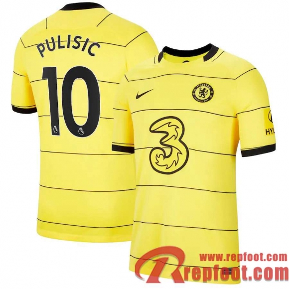 Chelsea Maillot De Foot Extérieur 21 22 Homme # Pulisic 10