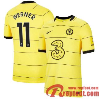 Chelsea Maillot De Foot Extérieur 21 22 Homme # Werner 11