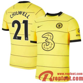 Chelsea Maillot De Foot Extérieur 21 22 Homme # Chilwell 21