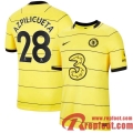 Chelsea Maillot De Foot Extérieur 21 22 Homme # Azpilicueta 28