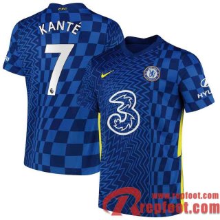 Chelsea Maillot De Foot Domicile 21 22 Homme # Kanté 7