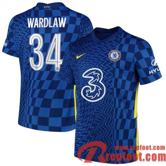 Chelsea Maillot De Foot Domicile 21 22 Homme # Wardlaw 34