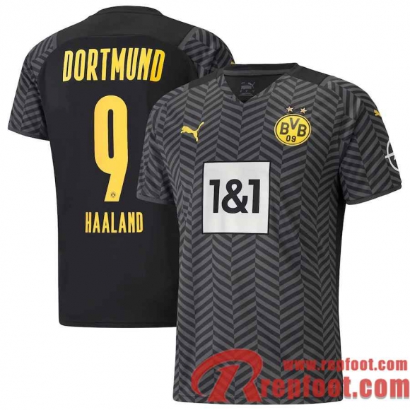 Borussia Dortmund Maillot De Foot Extérieur 21 22 Homme # Haaland 9