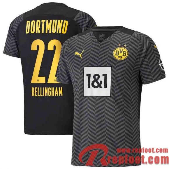 Borussia Dortmund Maillot De Foot Extérieur 21 22 Homme # Bellingham 22