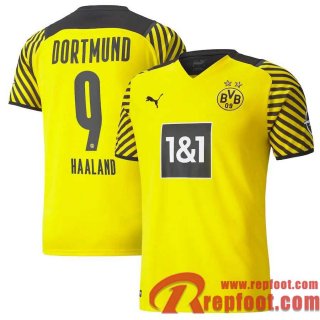 Borussia Dortmund Maillot De Foot Domicile 21 22 Homme # Haaland 9