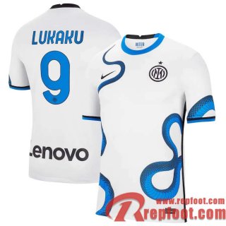 Inter Milan Maillot De Foot Extérieur 21 22 Homme # Lukaku 9