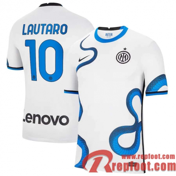 Inter Milan Maillot De Foot Extérieur 21 22 Homme # Lautaro 10