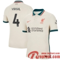 Liverpool Maillot De Foot Extérieur 21 22 Homme # Virgil 4