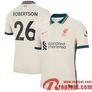 Liverpool Maillot De Foot Extérieur 21 22 Homme # Robertson 26