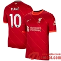 Liverpool Maillot De Foot Domicile 21 22 Homme # Mané 10