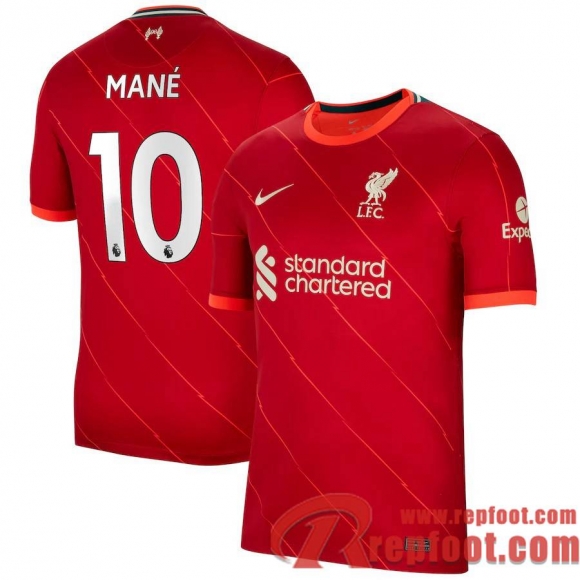 Liverpool Maillot De Foot Domicile 21 22 Homme # Mané 10