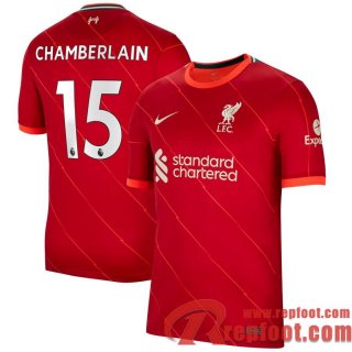 Liverpool Maillot De Foot Domicile 21 22 Homme # Chamberlain 15
