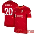 Liverpool Maillot De Foot Domicile 21 22 Homme # Diogo J. 20