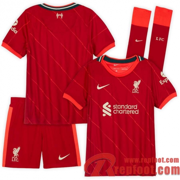 Liverpool Maillot De Foot Domicile 21 22 Enfant