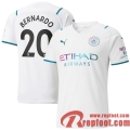 Manchester City Maillot De Foot Extérieur 21 22 Homme # Bernardo 20