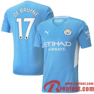 Manchester City Maillot De Foot Domicile 21 22 Homme # De Bruyne 17