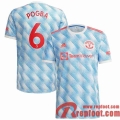 Manchester United Maillot De Foot Extérieur 21 22 Homme # Pogba 6  Manchester United Maillot De Foot Extérieur 21 22 Homme # Pogba 6