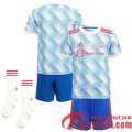 Manchester United Maillot De Foot Extérieur 21 22 Enfant