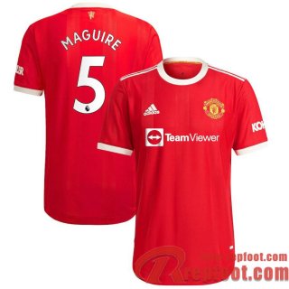 Manchester United Maillot De Foot Domicile 21 22 Homme # Maguire 5