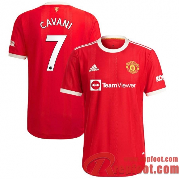 Manchester United Maillot De Foot Domicile 21 22 Homme # Cavani 7