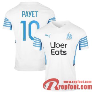 Olympique de Marseille Maillot De Foot Domicile 21 22 Homme # Payet 10