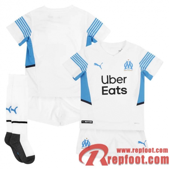 Olympique de Marseille Maillot De Foot Domicile 21 22 Enfant