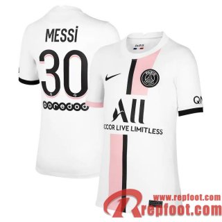 PSG Maillot De Foot Extérieur 21 22 Homme # Messi 30