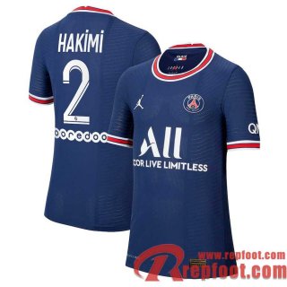 PSG Maillot De Foot Domicile 21 22 Homme # Hakimi 2